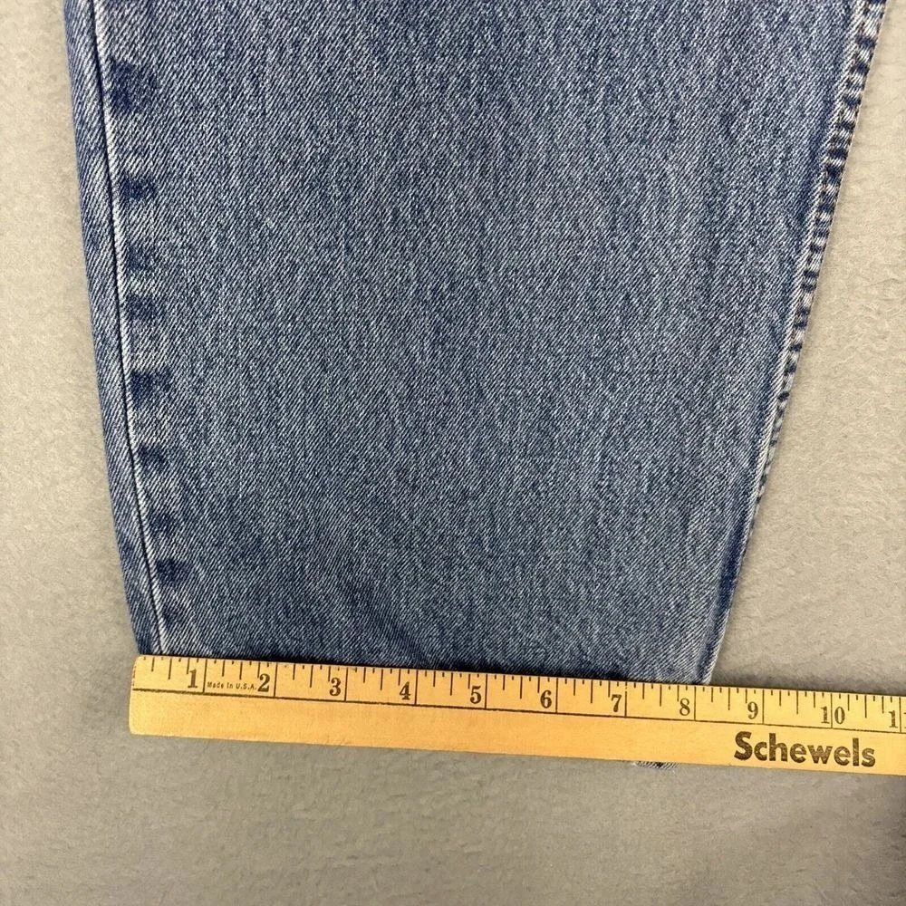 Levi's 550 Jeans Mens 36x33 TAG-38x34 Straight Blue Denim Rugged Workwear Biker